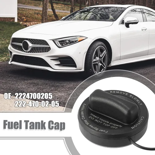 Miniatura 2 de X AUTOHAUX 2224700205 Tapa del depósito de combustible para Mercedes-Benz CLA250 CLA45 AMG E300 E43 GLA250 GLA45 S450 S550 S560 S63 S65 SL400 SL450