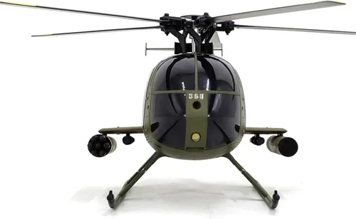 Miniatura 3 de 335MM MD500 C189 Helicóptero de control remoto Añadir flujo óptico Posicionamiento RC Aviones 2Baterías RC Heli Rotor único No Ailerons Mantener