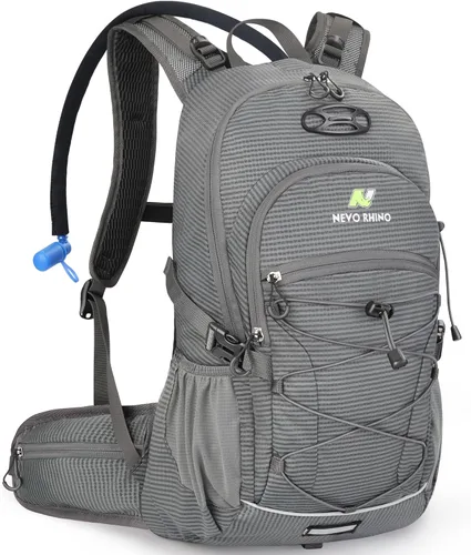 Miniatura 9 de Mochila de hidratación de 3 L, mochila de agua para senderismo con cubierta para lluvia, mochila de hidratación con aislamiento para ciclismo