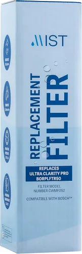 Miniatura 9 de Mist Ultra Clarity Pro Filtro de agua de repuesto compatible con Bosch BORPLFTR50, filtro de agua para refrigerador compatible con BORPLFTR55