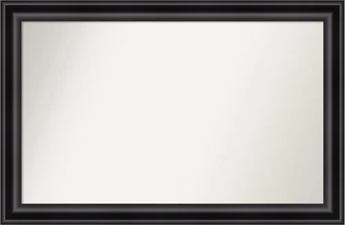 Miniatura 409 de Amanti Art Espejo personalizado, espejo de baño negro puente, espejo de pared o espejo de tocador de baño sobre el fregadero (26 x 26 pulgadas)