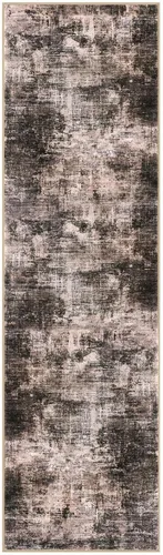 Miniatura 843 de IOHOUZE Alfombra abstracta lavable de 3 x 12 pies para pasillos, antideslizante para cocina, camino de entrada de lana sintética para interiores