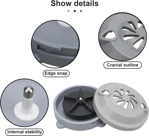 Miniatura 4 de BF-004 Motor de cabeza de chorro magnético sin tubería para pedicura silla de spa, reemplazo universal de pedicura Jet para LURACO Magnetic Jet