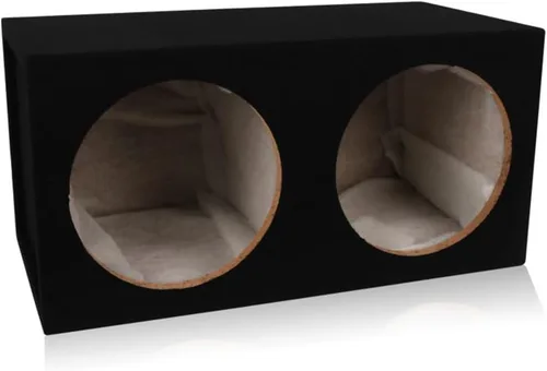 BELVA MDFD12 Dual 12 pulgadas coche subwoofer caja sellada 3/4 pulgadas MDF prealineado Polyfil