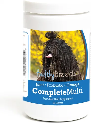 Miniatura 322 de Healthy Breeds Pug todo en uno multivitamínico suave masticable 60