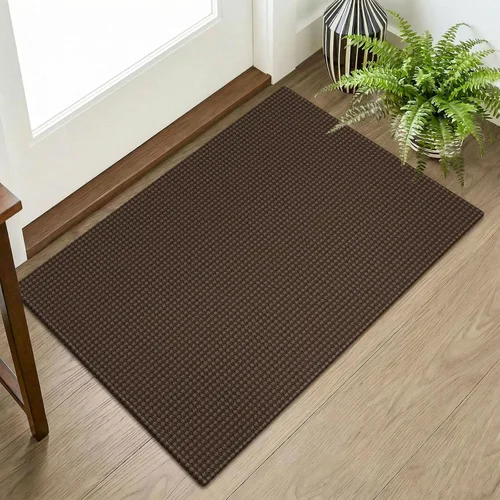 Miniatura 261 de KOZYFLY - Tapetes para entrada, lavable, tejido, con respaldo de goma antideslizante, de algodón, interiores, cocina, entrada, vestíbulo y puerta