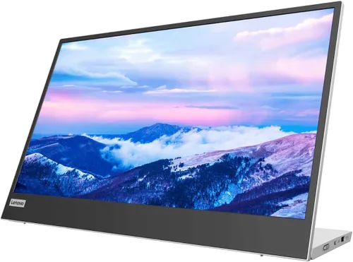 Lenovo Monitor portátil L15, pantalla de 15.6 pulgadas, resolución Full HD, panel IPS, brillo de 250 nits, frecuencia de actualización de 60 Hz,