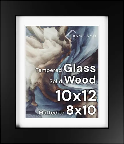 Miniatura 126 de Frame Amo Marco de póster de madera maciza de 13 x 19 pulgadas, color natural, tapete blanco para imagen de 11 x 17 pulgadas, parte frontal