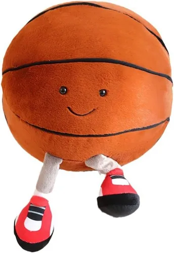 Juguetes de peluche de fútbol americano de 13.7 pulgadas, juguete de pelotas deportivas rellenas de rugby, con pies, muñeca de fútbol creativa,