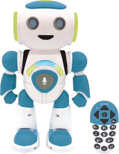 Miniatura 3 de LEXiBOOK - Powerman Jr. Robot inteligente interactivo para niños que lee en la mente, juguete para niños, baila, reproduce música, cuestionario