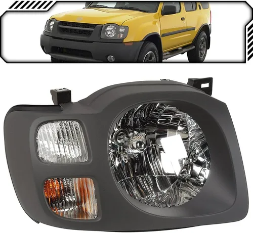 Miniatura 10 de EPIC LIGHTING Faros delanteros halógenos estilo OE color gris oscuro, repuesto para NISSAN 02-04 NISSAN XTERRA XE