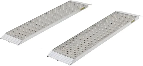 Miniatura 7 de Guardian Rampas de aluminio de doble corredor con superficie de placa perforadora (36 x 12 pulgadas)