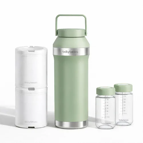Miniatura 11 de Baby Brezza Enfriador de leche materna portátil todo el día, gran capacidad de 20 z, botella de viaje aislada incluye 2 paquetes de hielo + 2