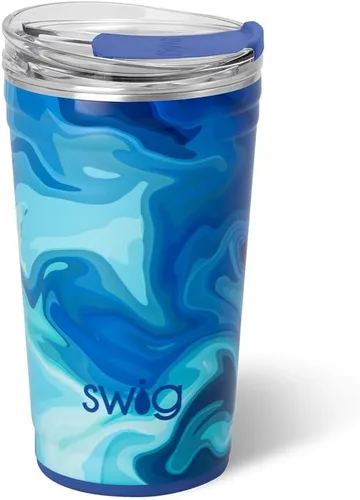 Miniatura 66 de Swig Life - Vaso aislante de 22 onzas, vaso de viaje para café con tapa, taza de café para viaje compatible con portavasos, de acero inoxidable