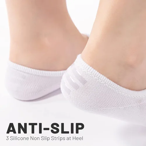 Miniatura 6 de IDEGG Calcetines invisibles para mujeres y hombres, de corte bajo al tobillo, cortos, antideslizantes, atléticos, para correr, novedosos