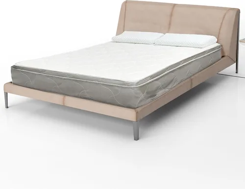 Miniatura 15 de Colchón híbrido individual XL de 8 pulgadas, espuma fría de alta densidad con resortes helicoidales Bonnell, ecológico y transpirable, firmeza media