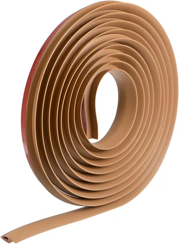 Miniatura 16 de uxcell Tira de borde de suelo para despegar y pegar, tira de transición de alfombra de PVC de 2.75 pulgadas de ancho para puerta laminada de altura