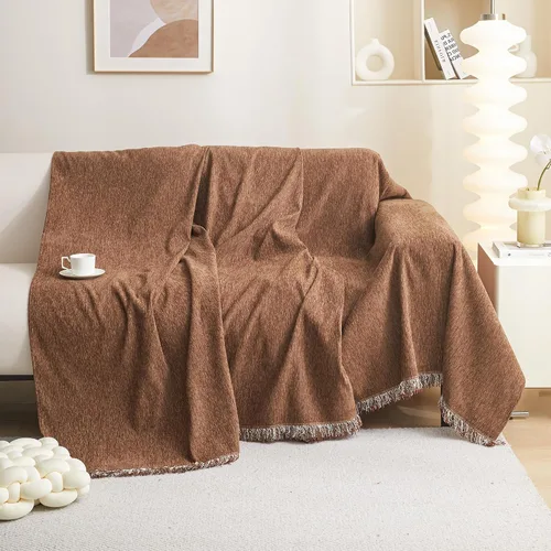 Miniatura 11 de MEETSKY Fundas para sofá modular de 3 cojines, lavables, mezcla de felpilla suave, protector de muebles, funda decorativa de estilo moderno