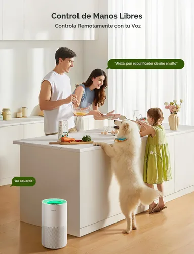 Miniatura 3 de GoveeLife Purificadores de aire para el hogar, purificador de aire inteligente para habitaciones grandes con aplicación y control Alexa, prefiltro