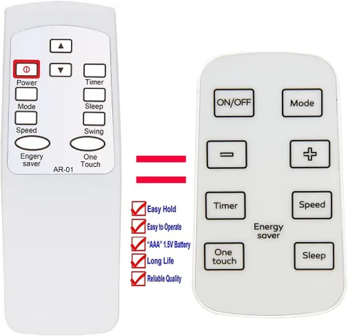 Miniatura 2 de Mando a distancia de repuesto RG15B1/E para aire acondicionado Arctic King Mando a distancia WWK05CR01N WWK05CR91N WWK06CR01N WWK06CR91N WWK08CR91N