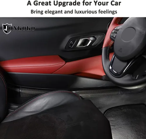 Miniatura 5 de YIWANG 100% fibra de carbono real para Toyota Supra GR A90 A91 MK5 2019-2022 Control central del interior del automóvil y accesorios de decoración