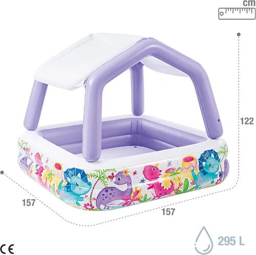 Miniatura 4 de Intex Sombrilla para acuario, multicolor, 61.8x61.8x48.0 in, 57470, colores surtidos, 1 pieza