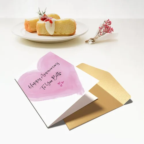 Miniatura 5 de Chenive Tarjeta de Feliz Aniversario para Pareja, Aniversario de Boda para Padres y Amigos, Tarjeta de Aniversario para Hija y Yerno, Feliz