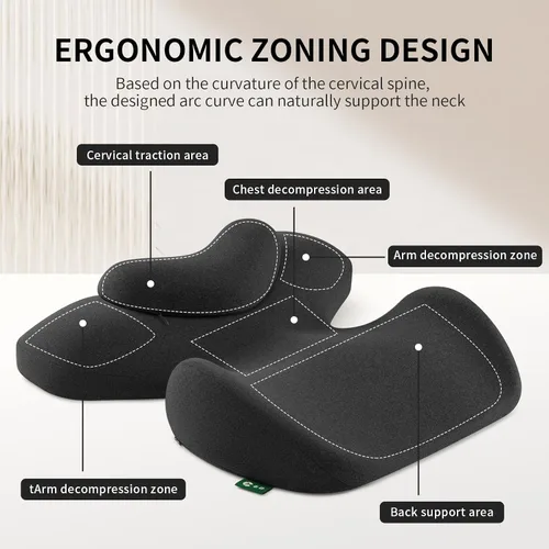 Miniatura 7 de Almohada Prona para Masaje, una Almohada de Soporte para el Pecho y la Cara para Dormir, es Adecuada para Masaje, SPA y Sueño. Viene con una Funda