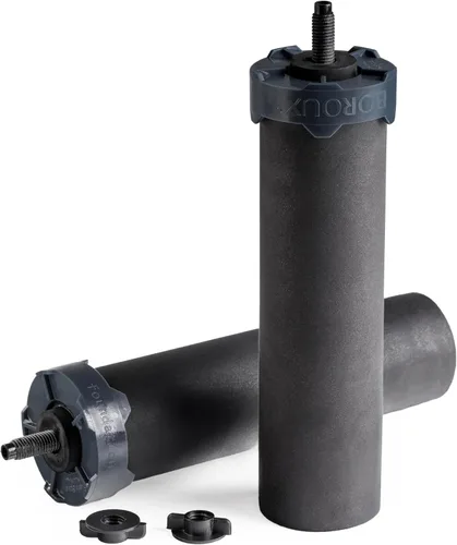 Boroux Filtro de agua de repuesto negro para base - Reemplazo para sistemas de filtro de agua Berkey BB9-2 y alimentados por gravedad