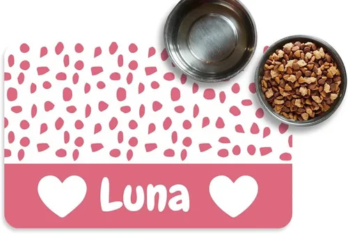 Miniatura 4 de Alfombrilla Personalizada para Cuenco de Gato y Perro - Antideslizante, Impermeable, Alfombrilla Personalizada para Mascotas para Comida y Agua