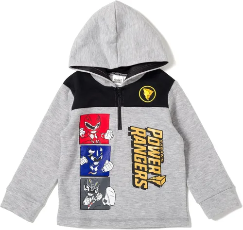Miniatura 4 de Power Rangers - Sudadera de forro polar con media cremallera para niños de pequeño a grande