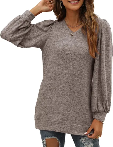 Miniatura 2 de Camisas de manga larga para mujer blusa holgada y casual