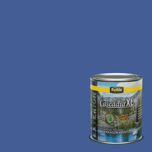 Miniatura 25 de Rodda Paint CASCADIA XL - Pintura satinada e imprimación para exteriores en uno, cuarto de galón, ancla
