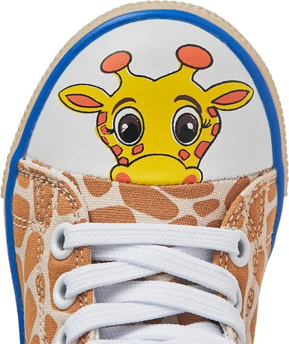 Miniatura 2 de ZuZoo Kids Shoes Animal-Themed, High-Top Canvas Shoe