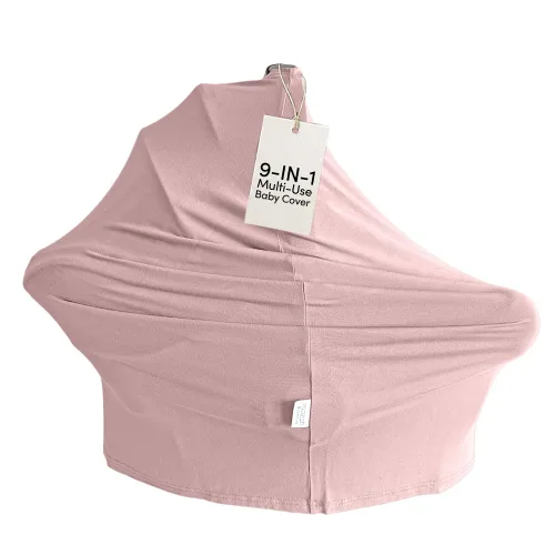 Miniatura 18 de MOZAH Funda de asiento de coche para bebé, hojas beige, 100% muselina orgánica, suave, transpirable y ligera, esencial para asiento de automóvil