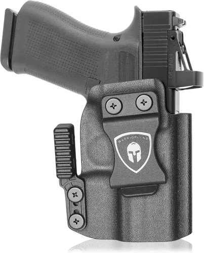 Miniatura 16 de Funda IWB de Kydex WARRIORLAND, Compatible con Glock 17/19/19X/20/21/26/43X/43Xmos, Hellcat Pro, Sig P320/P365/P365X/P365XL, G2C/G3C/G3, M&P