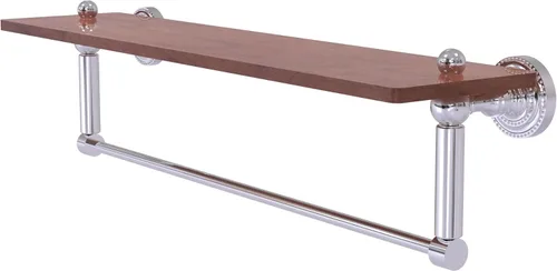 Miniatura 7 de Allied Brass DT-1TB-16-IRW Dottingham Collection - Toallero integrado de madera IPE de 16 pulgadas, color bronce antiguo