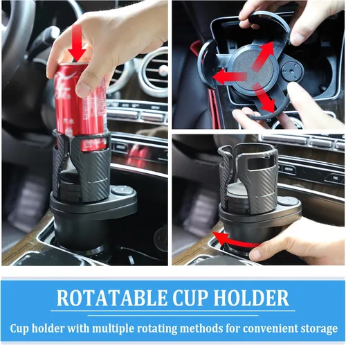 Miniatura 7 de Expansor de portavasos de automóvil con base ajustable y expansor para vehículos, compatible con tazas, compatible con tazas Yeti de 14/24/36/40/46