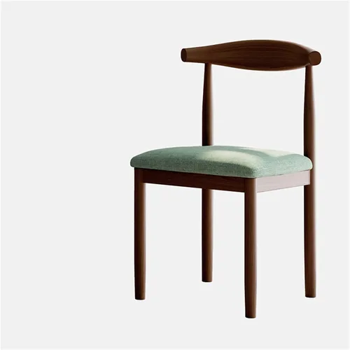 Silla de comedor moderna para sala de maquillaje, sillón retro, silla de cocina de madera para el hogar, sala de estar, restaurante, silla de