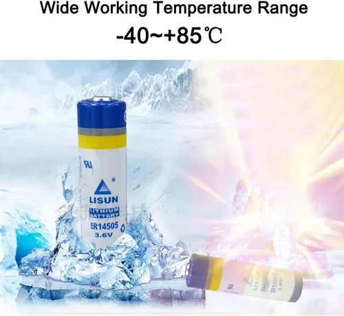 Miniatura 3 de ER14505 AA Batería de litio, 3.6V 2400mAh Medidor de electricidad de agua PLC Equipo de instalación Batería de repuesto (10 unidades)