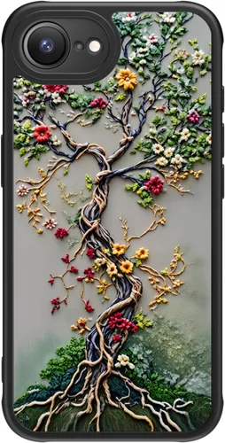 Miniatura 126 de FUNMIKO Funda para iPhone 16 Plus, carga inalámbrica y protección de grado militar, diseño floral moderno para mujeres y niñas, funda antideslizante