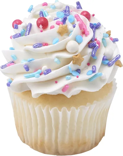 Miniatura 9 de DECOPAC Sweet Tooth Deluxe Fusion Mix, 26 onzas, chispas de caramelo en recipiente de mano, gránulos comestibles para pasteles de celebración