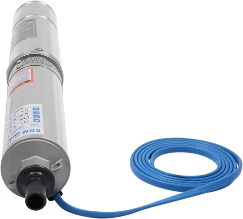 Miniatura 4 de Bomba de pozo profundo 1HP, tubo OD de 1.25 pulgadas, bomba de agua de pozo profundo, flujo de 5.28 galones/min, elevación de 167.32 pies