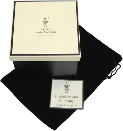 Miniatura 6 de English Pewter Company Vaso de Whisky Old Fashioned Rocks de 11 onzas con Inicial de Monograma - Regalos Únicos para Hombres - Regalos