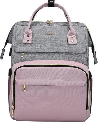 Miniatura 24 de LOVEVOOK - Mochila para ordenador portátil para mujer, de moda, de negocios, de viaje, mochila para estudiantes, mochila de trabajo para profesores