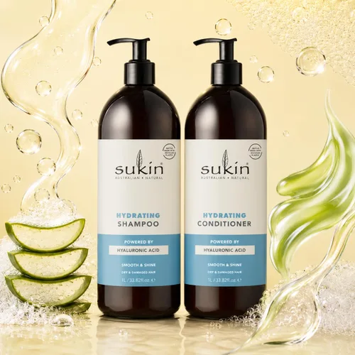 Miniatura 6 de Sukin Champú hidratante para el cuidado del cabello, 33.82 onzas