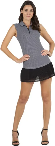 Miniatura 2 de IBKUL Athleisure Wear - Polo sin mangas con protección solar UPF50+ Icefil Cooling Tech Mini Check - 14754