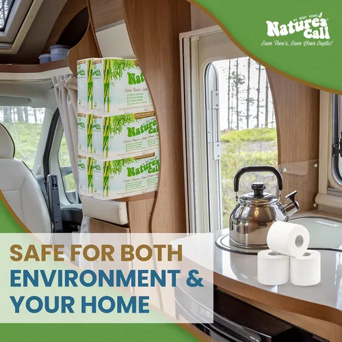 Miniatura 3 de Nature's Call - Papel higiénico para vehículos recreativos, barcos y hogar, 2 capas, suave, fuerte, seguro para tanques y de disolución rápida