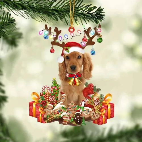 Miniatura 74 de Nazenti Adorno de Navidad personalizado de reno de Alaskan Malamute – Adorno de perro personalizado para amantes de las mascotas, acrílico plano