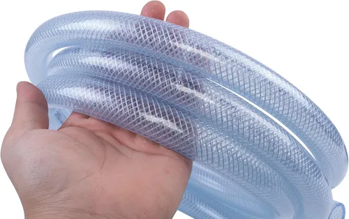 Miniatura 3 de Tubo de vinilo de PVC trenzado transparente de alta presión, flexible, 3/4" DI, 50 metros